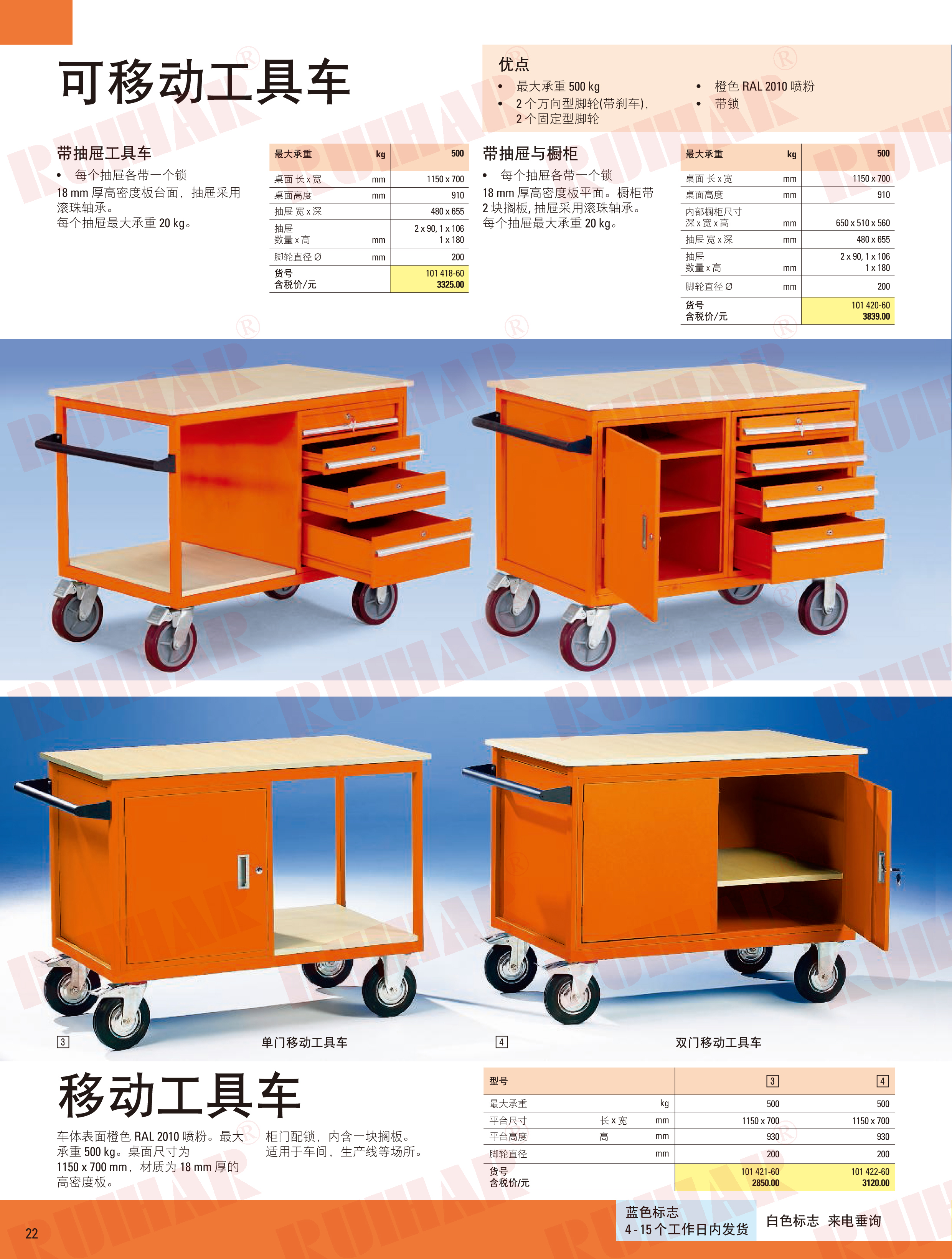 可移動(dòng)工具車